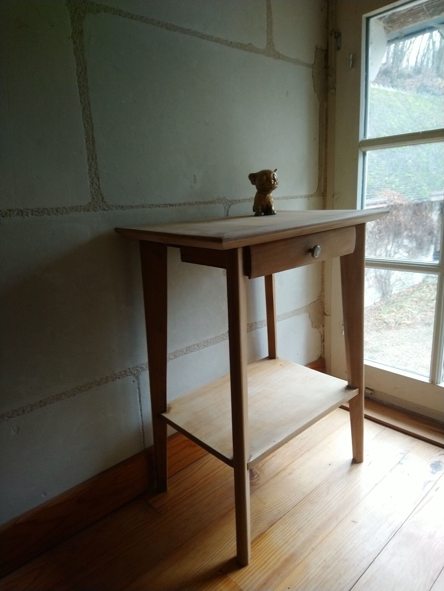 Pair of bedside vintage Scandinavian of the 1960s