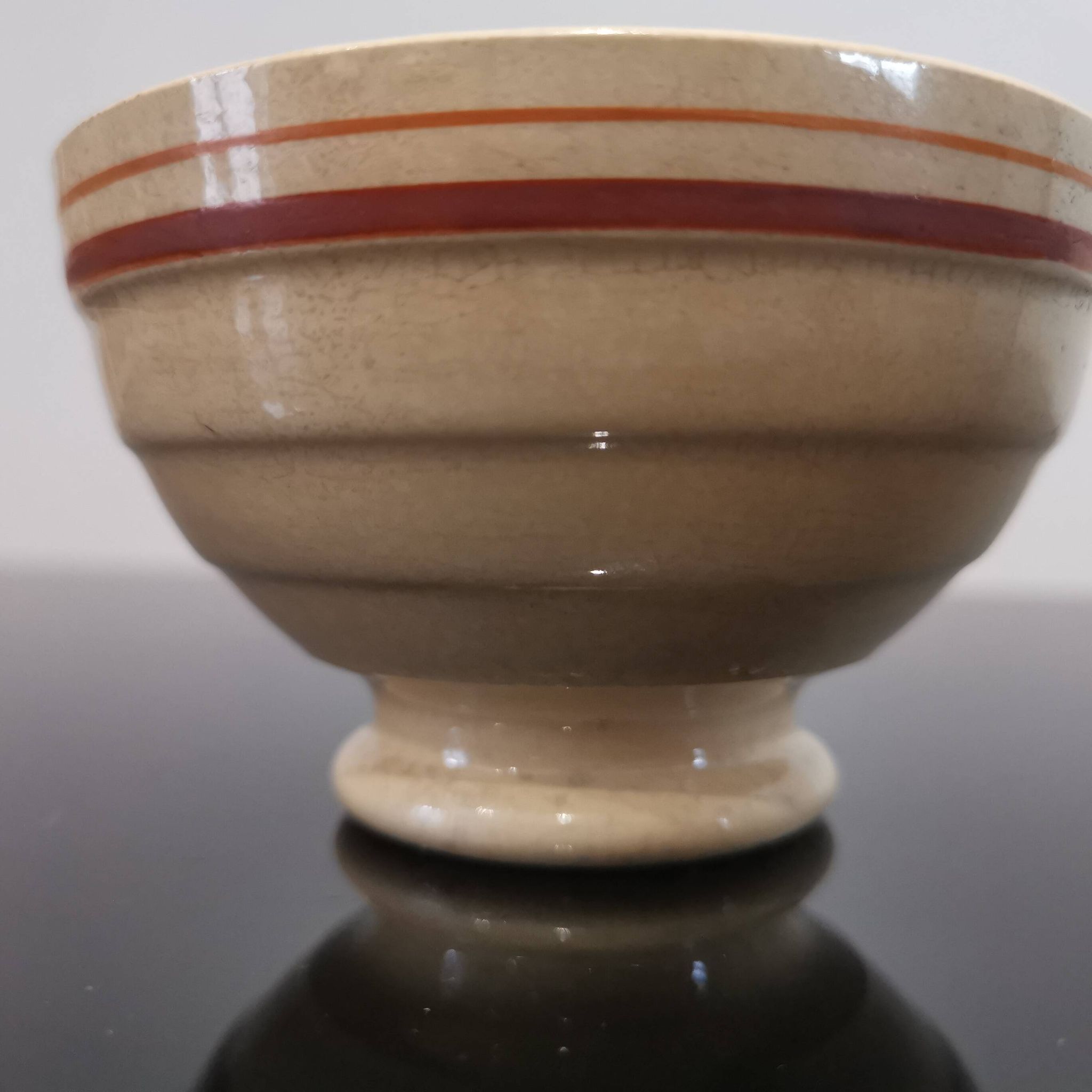 Old small vintage ceramic bowl 50'S