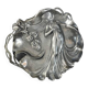 WMF "Woman with Irises" No. 290 Art Nouveau openwork tray, silver-plated metal, ca 1906