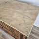 1980s chest of drawers with marble top and four drawers