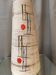 Conical cermamic vase west germany scheurich keramik vintage
