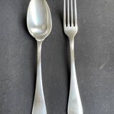 12 Christofle table forks and 12 spoons