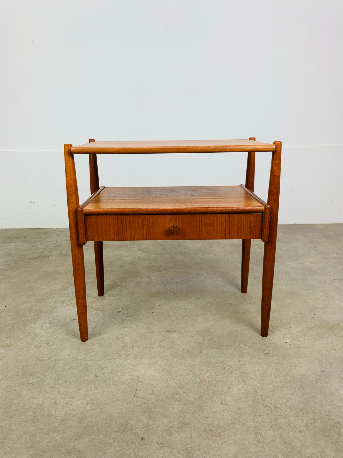 Scandinavian teak bedside table, 1960s