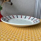 Lou Basquez St Amand art deco flat serving plates