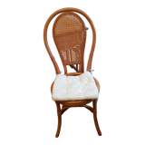 Rattan and bamboo chair