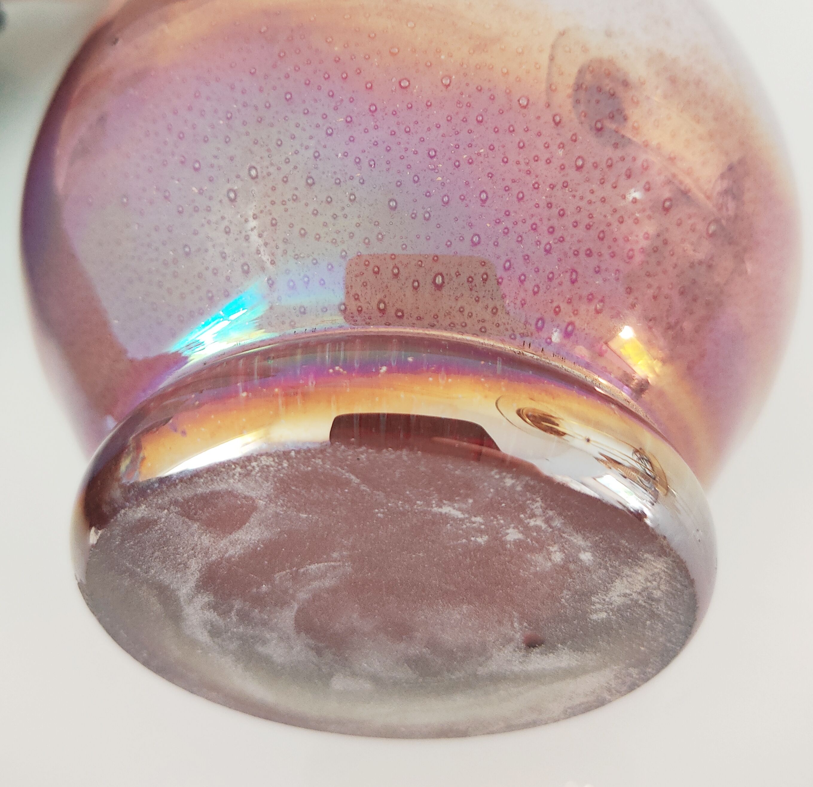 Set of two Murano glass vases