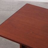 Table basse vintage en teck danois milieu du siècle 50er 60er