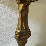 Antique church candlestick lamp