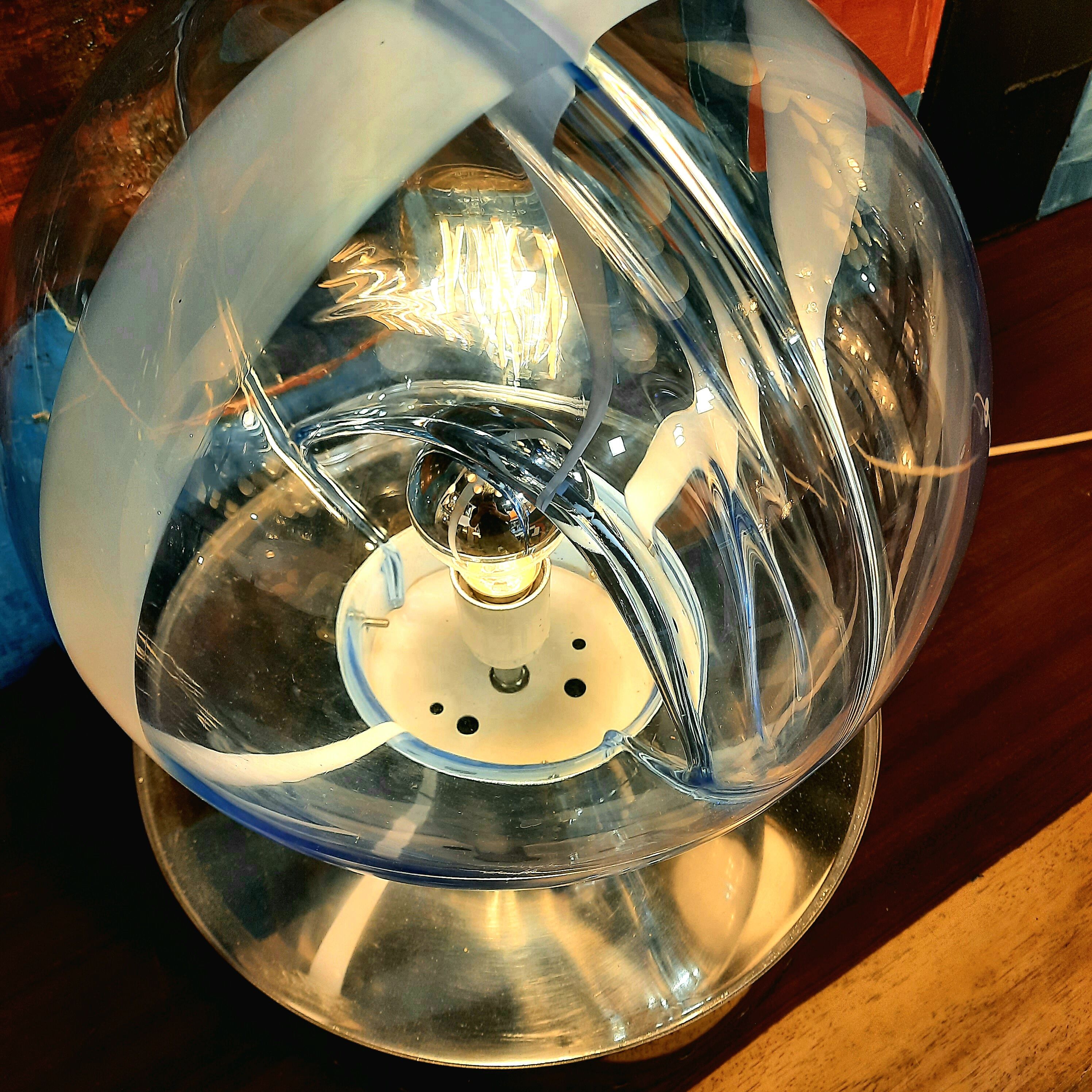 Table lamp "Membrane" by Toni Zuccheri, Venini, 1960