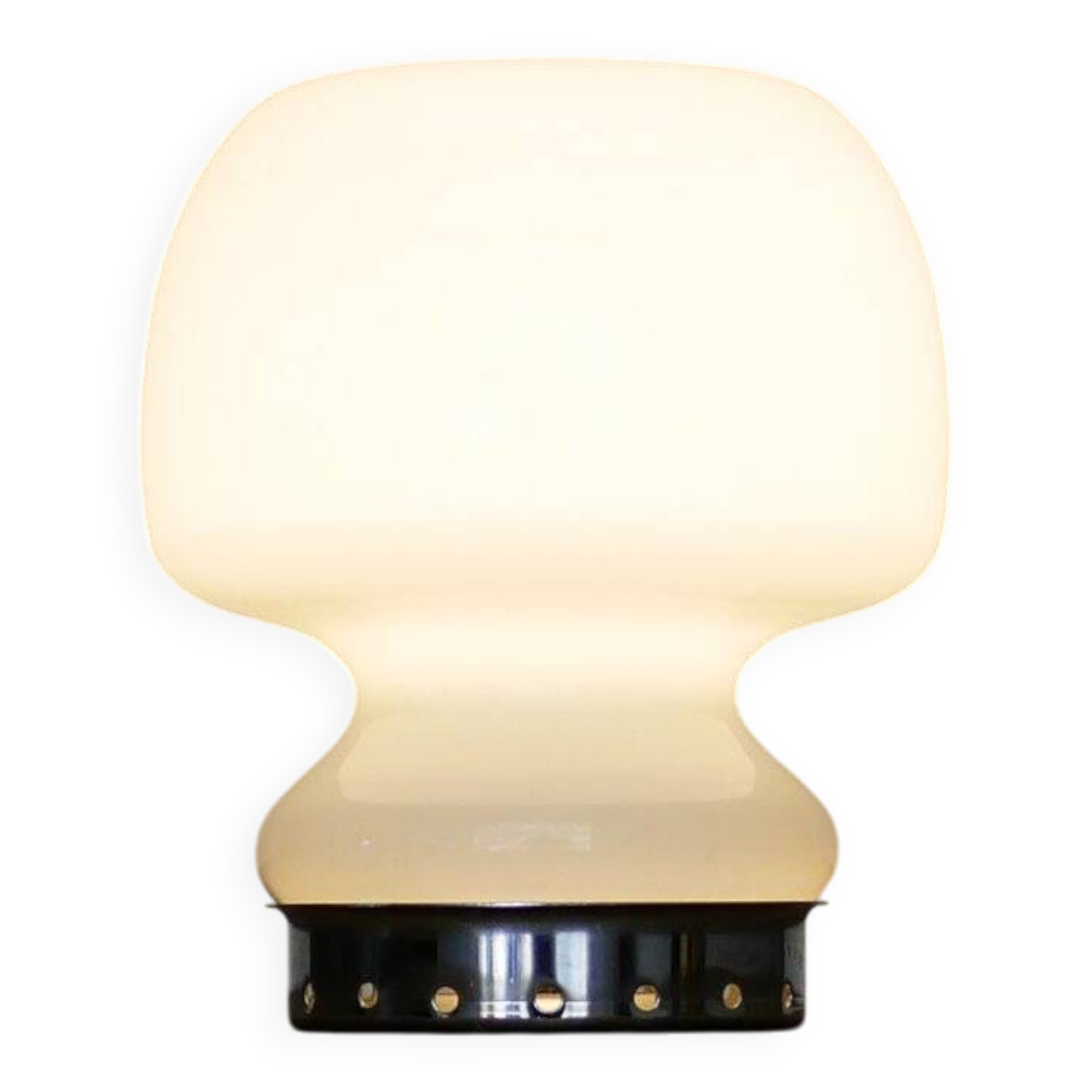 Lampe de table en forme de champignon en verre de Murano, Italie, années 70