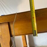 Solid oak farmhouse table