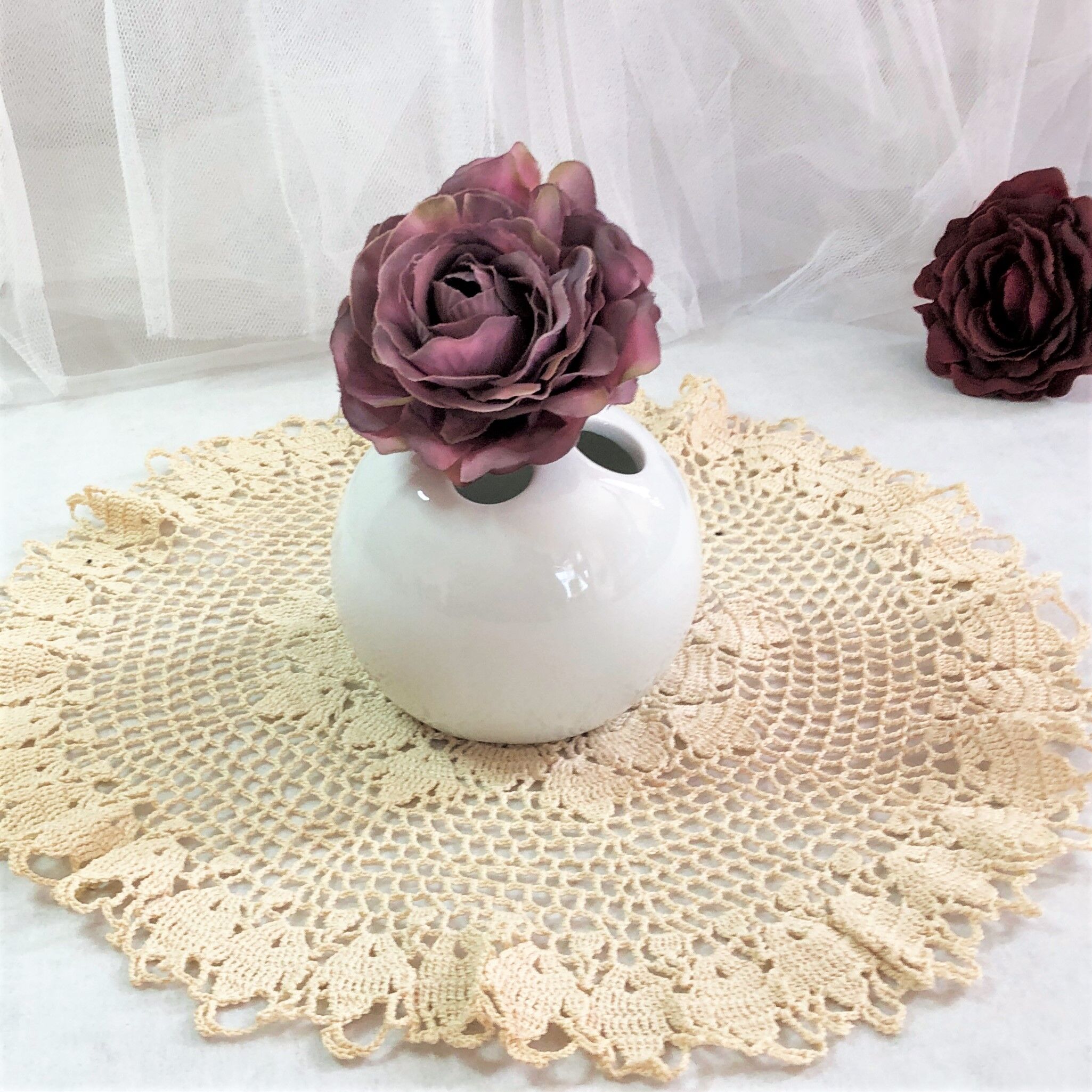 Bouquet maker vase soliflore porcelain