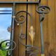 Art Deco 1930s wrought iron coat rack and hat stand