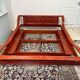 Wicker boat shaped bed by Maugrion 60s -70s