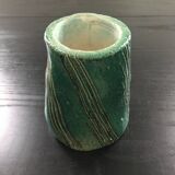 Japanese handcrafted vase signed