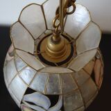 Vintage mother-of-pearl pendant lamp 70