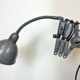 Grey Industrial Scissor Wall Lamp from Elektroinstala, 1960s