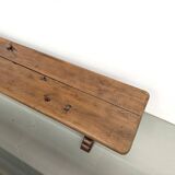 Pair of Solid Oak Farm Benches