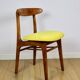 Hałas vintage chair yellow vintage - set of 4