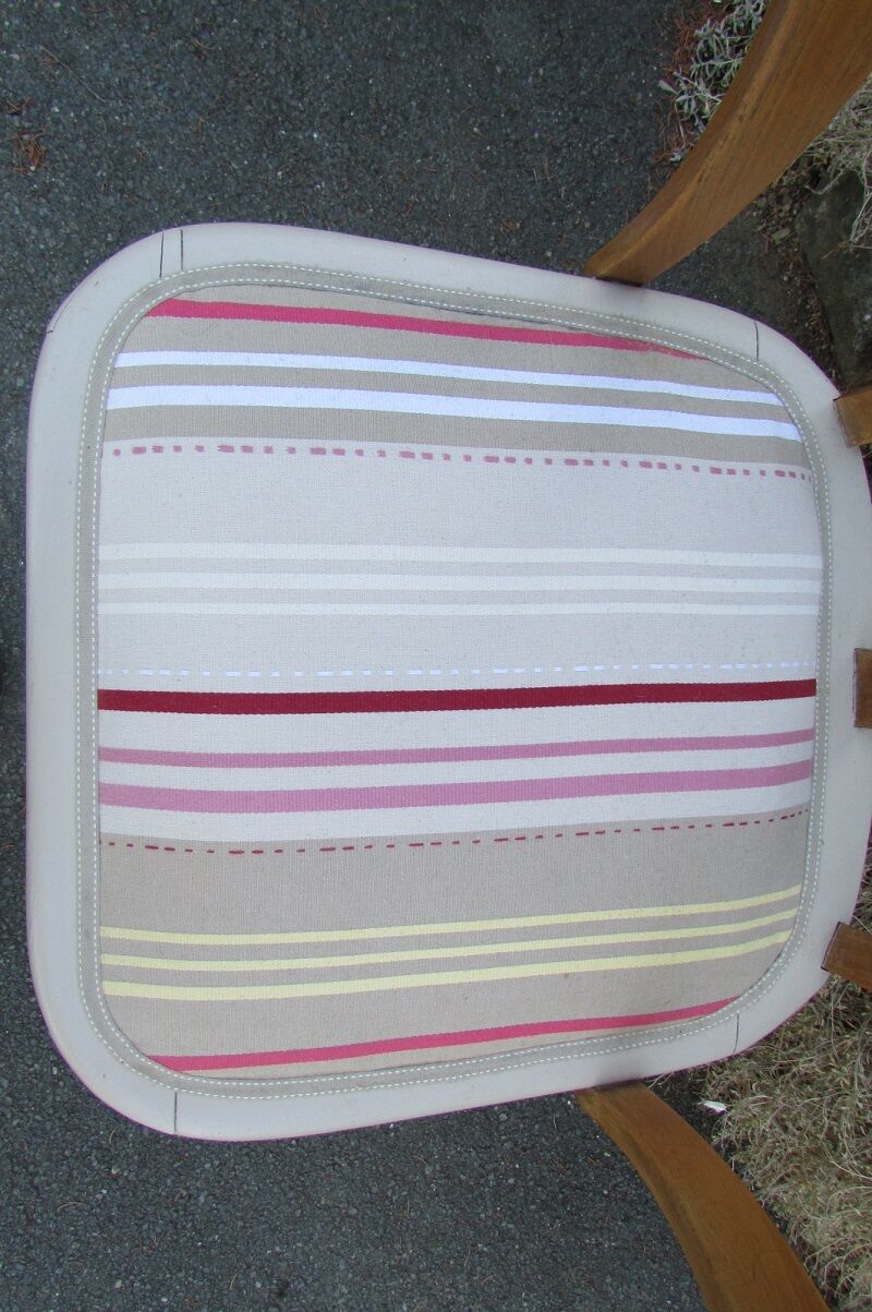 Armchair, beech and fabric