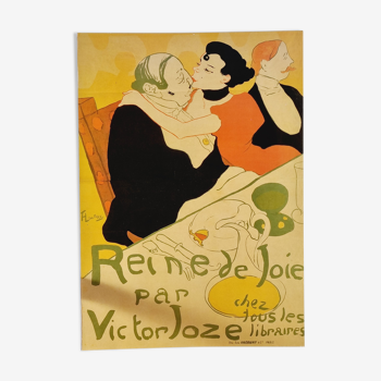 Affiche poster Henri Toulouse Lautrec Reine de joie 1990