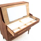 Secrétaire en teck, Danemark, années 1960