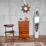 Vintage art deco weekly chest of drawers
