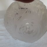 Signed Muller art deco ceiling