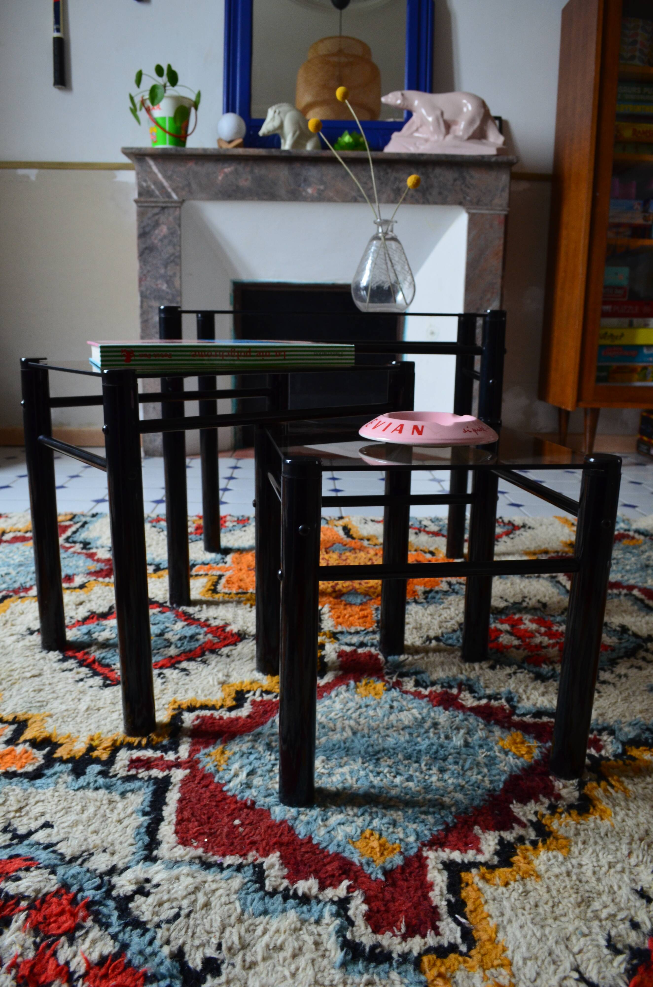Trio of nesting tables