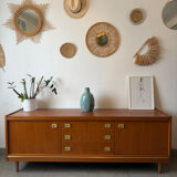Vintage teak enfilade from the 1960s.