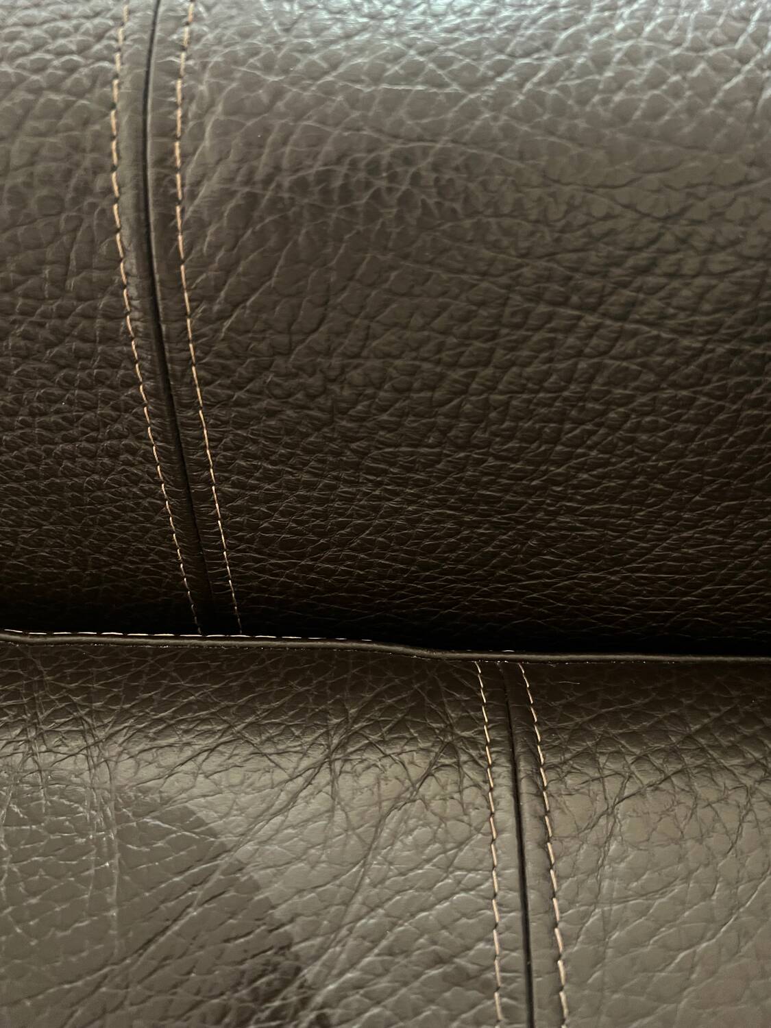 Black leather corner sofa – IKEA KRAMFORS – timeless design