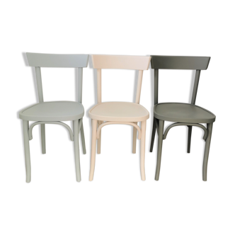 Lot of 3 bistro chairs
