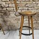 Lot de 3 tabourets de bar 1970 vintage