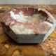 Ashtray / Art Deco double marble catchall