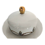 Vintage porcelain butter dish