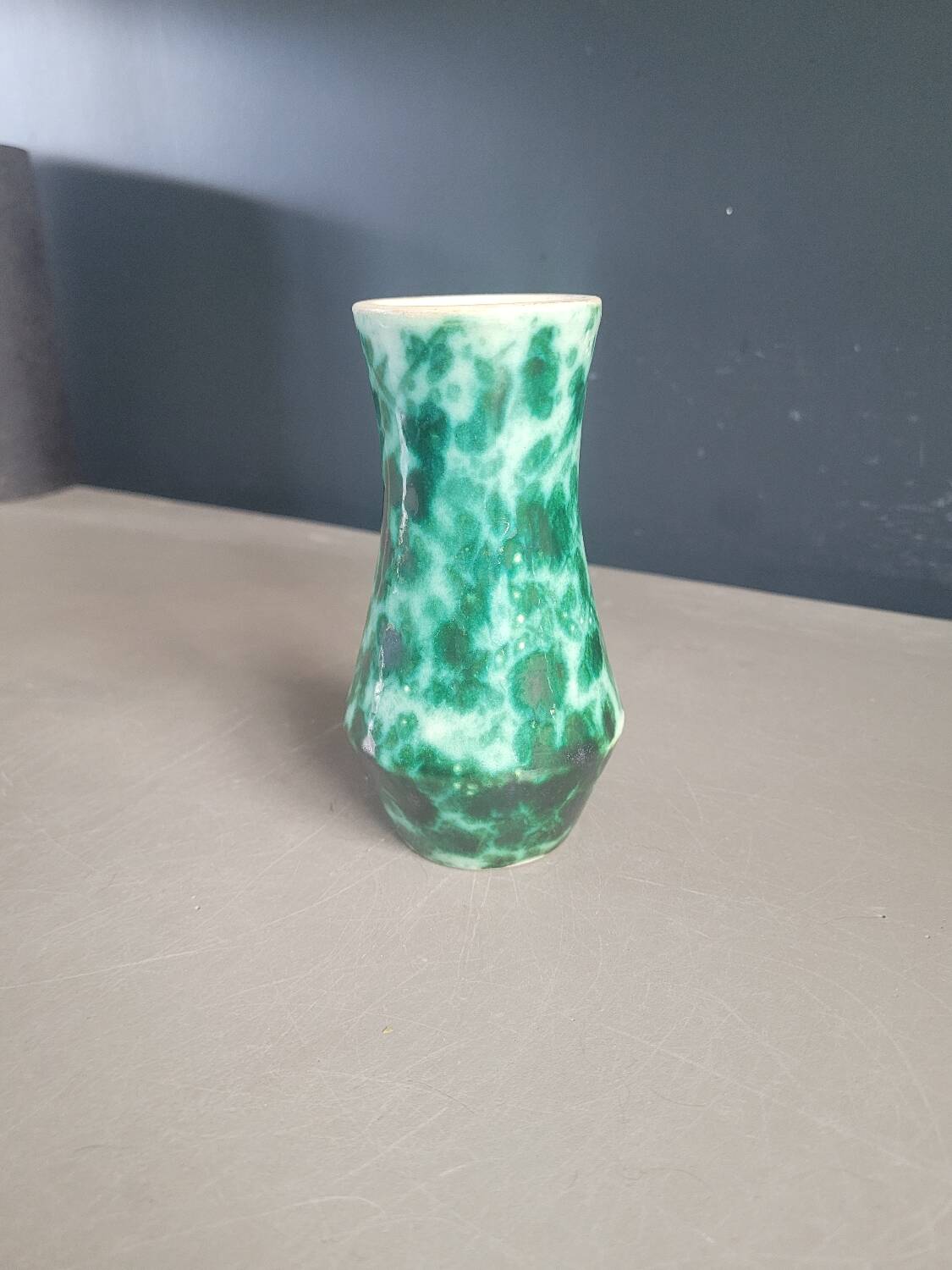 Small glazed ceramic vase