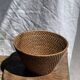 Panier rond en rotin artisanal indonésien D25 H14
