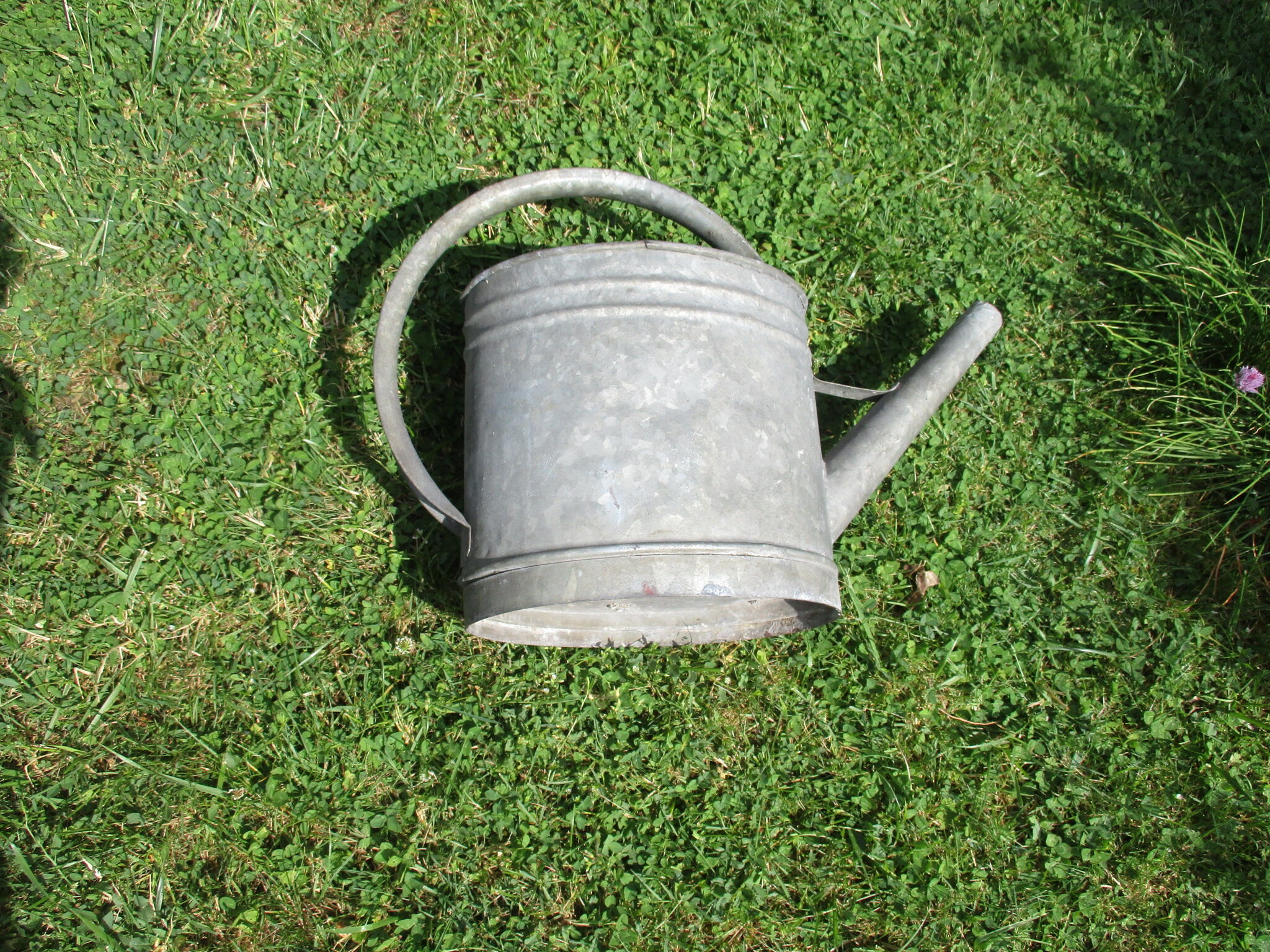 Old zinc watering canvf3