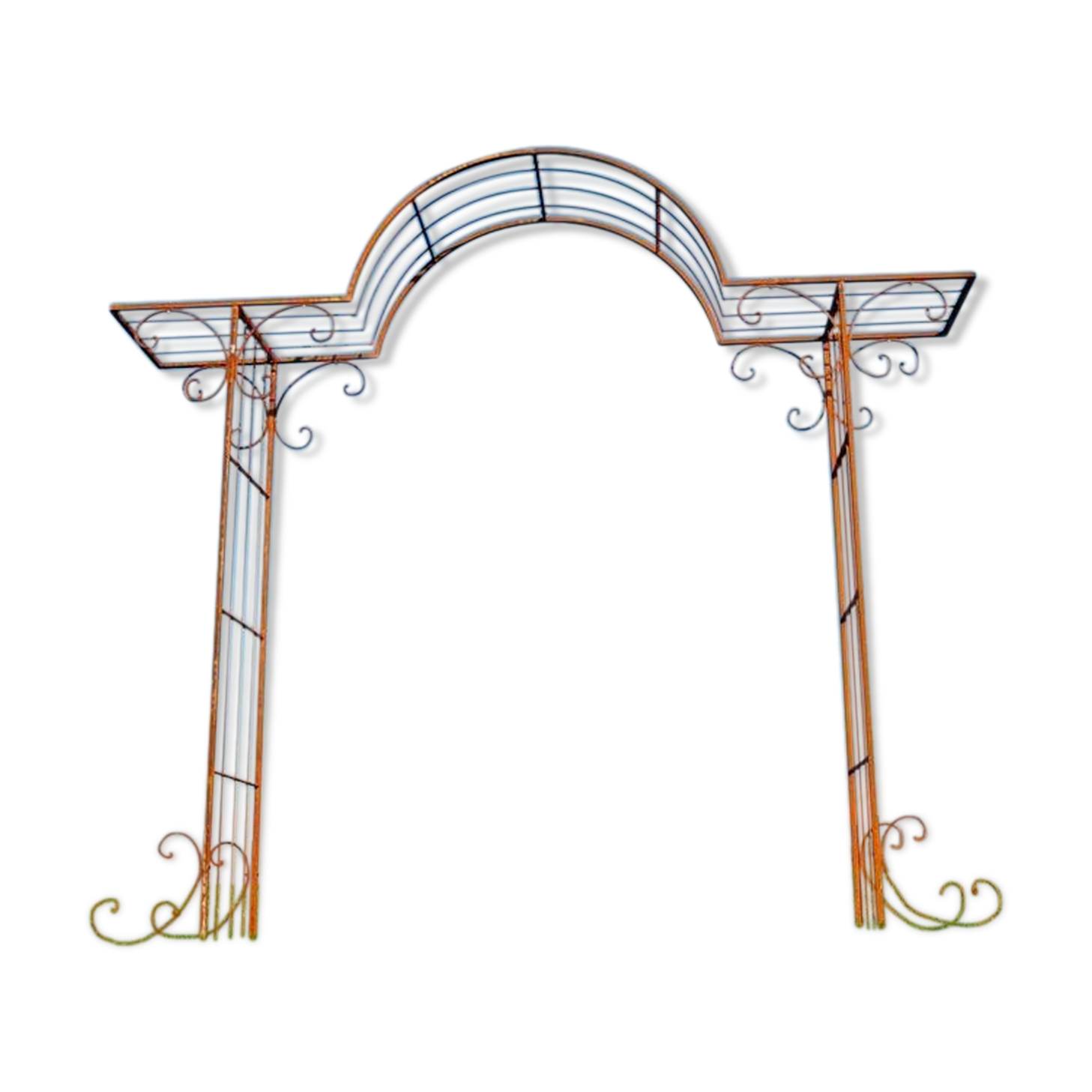 Wrought iron garden arch