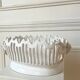 Handmade openwork ceramic fruit bowl