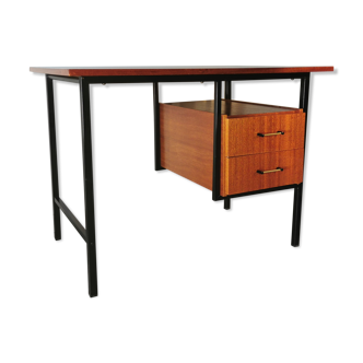 Modernist office, suspended box, mahogany 1970