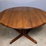 Danish design round dining table mid century
