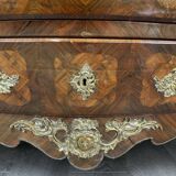 Curved chest of drawers in Louis XV style, early 20th century