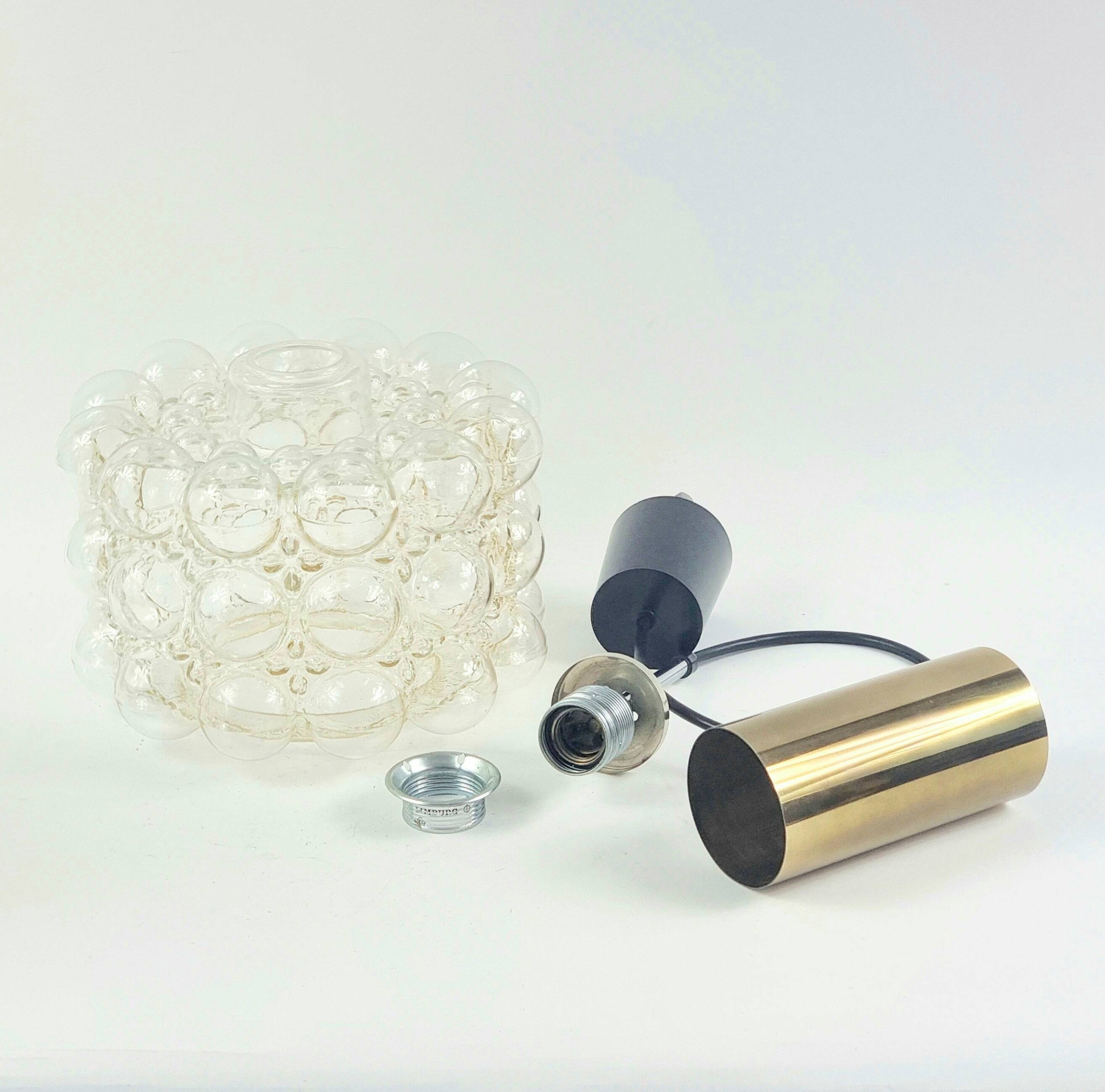 Mid-Century Bubble Glass Ceiling Light by Helena Tynell for Limburg, 1960s