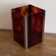 Corbeille plexiglas Michel Dumas. 1970. Space age.