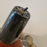 Vintage black and Red HALA desk lamp, 1950s