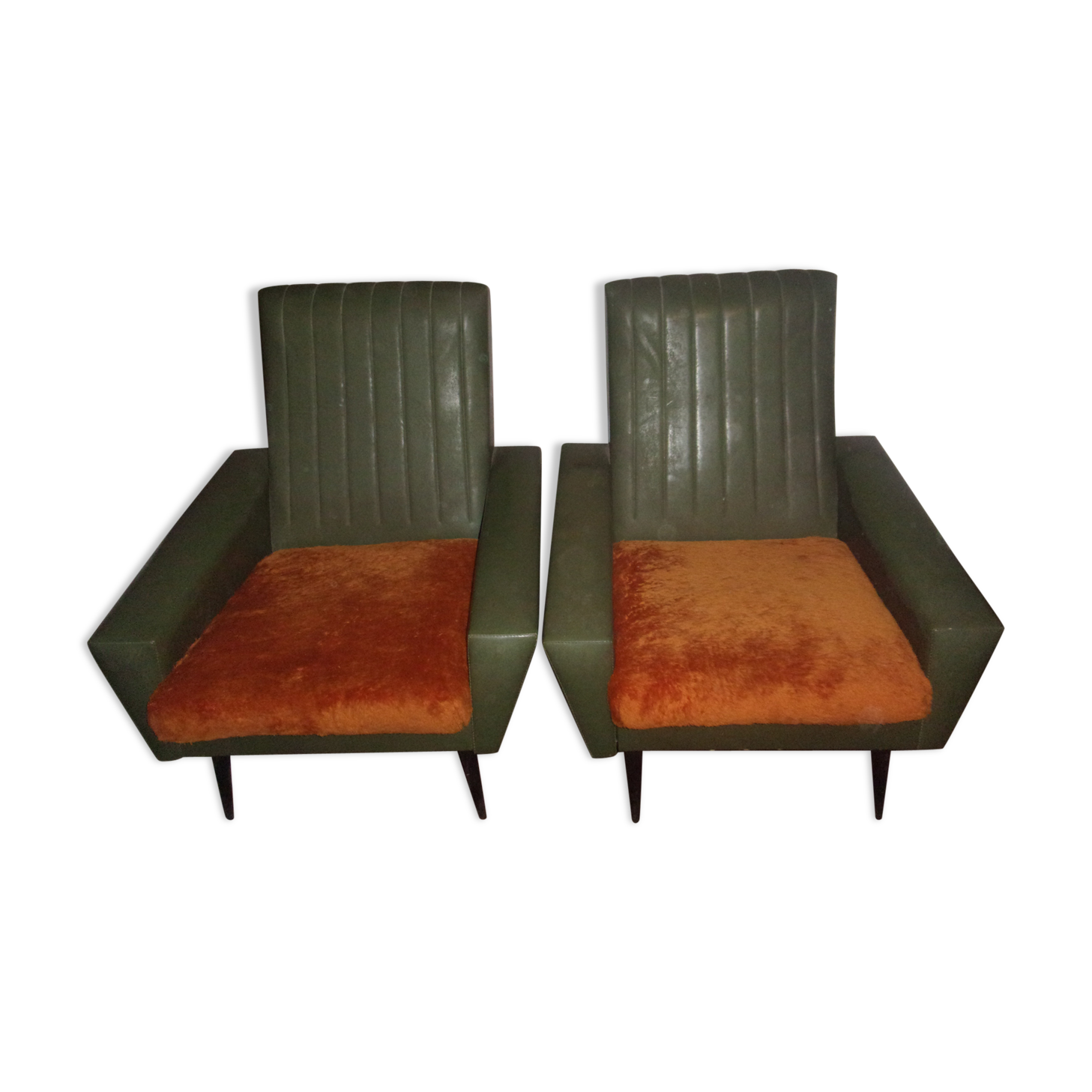 Pair of vintage armchairs