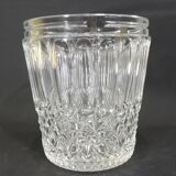 Vase / Bucket with champagne molded glass / vintage