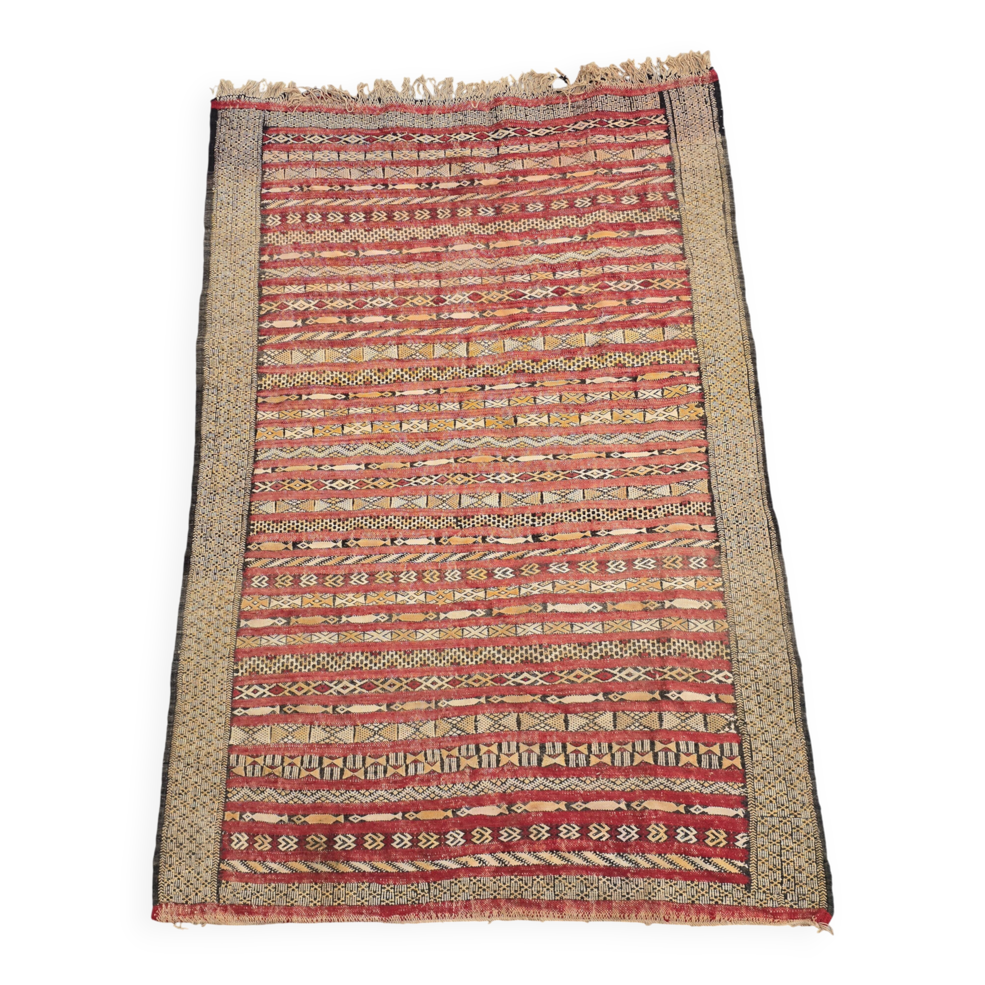 Rug - Moroccan Hanbel in wool, probably Zemmour, Middle Atlas - 116 x