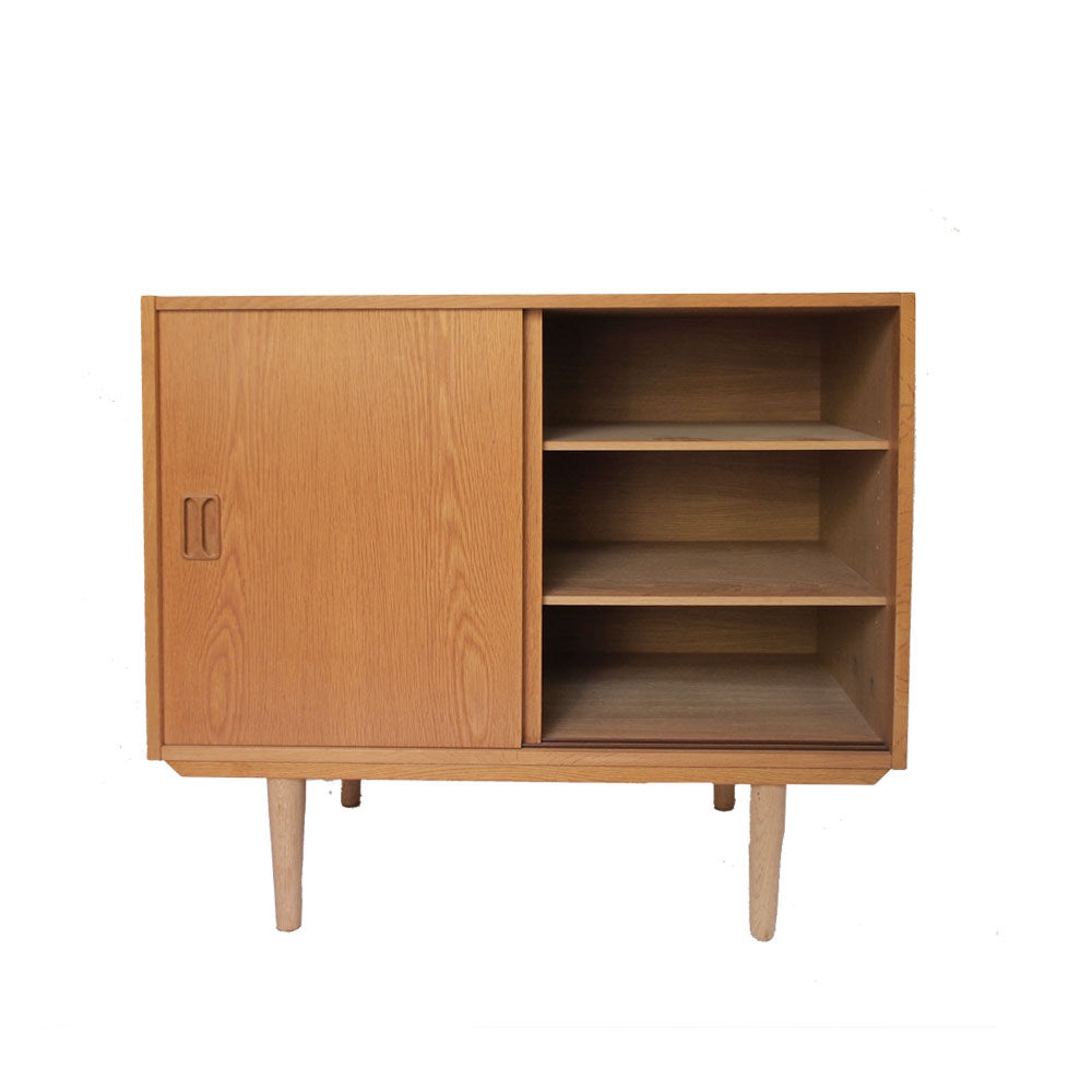 Enfilade vintage scandinave à portes coulissantes Danemark